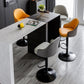 Metal Contemporary Kitchen Dining Room Arm Stool Adjustable Height Barstool Clearhalo 'Bar Furniture' 'Bar Stools' 'bar_stools' 'Furniture' 'furniture_bar_stools' 'Kitchen & Dining Furniture' 1200x1200_16a63a1e-9edc-4237-afff-7d4d6794bd61