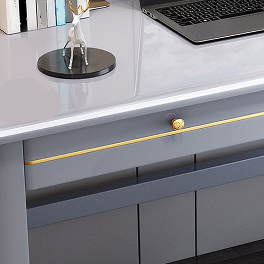 Bureau de bureau de style contemporain Bureau de bureau rectangulaire Bureau de tâche avec 1/2 tiroirs pour la maison