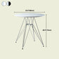 Modern Style Dining Table Round Dining Table with Metal Base for Home Use Clearhalo ' dining_table' 'Dining Tables & Seating' 'Dining Tables' 'Furniture' 'furniture_dining_table' 'Kitchen & Dining Furniture' 'kitchen&dining_furn' 'kitchen' 'kitchen_dining_table' 1200x1200_16ae2acf-395e-4d7e-9f4a-a46aa9b6e34a