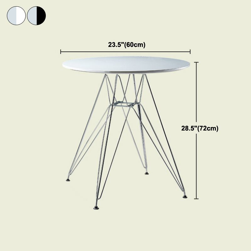 Modern Style Dining Table Round Dining Table with Metal Base for Home Use Clearhalo ' dining_table' 'Dining Tables & Seating' 'Dining Tables' 'Furniture' 'furniture_dining_table' 'Kitchen & Dining Furniture' 'kitchen&dining_furn' 'kitchen' 'kitchen_dining_table' 1200x1200_16ae2acf-395e-4d7e-9f4a-a46aa9b6e34a