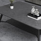 Cross Legs Rectangular Slate Coffee Cocktail Table in Gray with Shelf Clearhalo 'Coffee & Accent Tables' 'Coffee Tables' 'coffee_tables' 'furn' 'furn_coffee_tables' 'Furniture' 'Living Room Furniture' 1200x1200_16b078ed-cded-43c1-890c-ae5152cb97e0