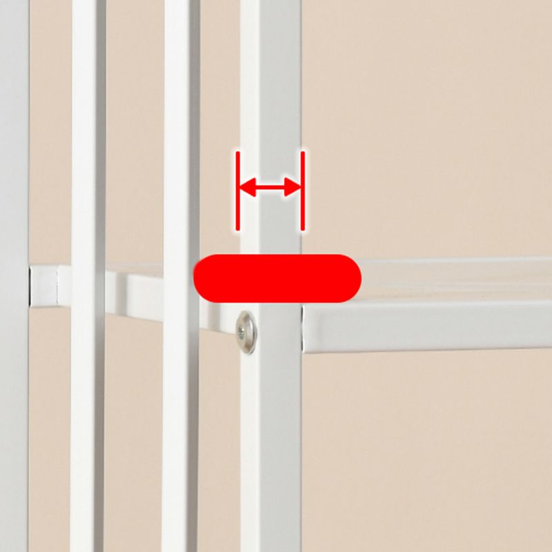 Bibliothèque de lieux de rectangle de rectangle métallique moderne à dos fermé à dos fermé moderne