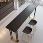 Tavolo da bar Glam Bar Altezza Tavolo da bar bistrot con piano in legno massello con base a doppio piedistallo