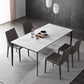 Stone Modern Rectangle Dining Table Matte Finish 4 Legs Table for Kitchen Clearhalo ' dining_table' 'Dining Tables & Seating' 'Dining Tables' 'Furniture' 'furniture_dining_table' 'Kitchen & Dining Furniture' 'kitchen&dining_furn' 'kitchen' 'kitchen_dining_table' 1200x1200_16b5fe19-caa9-469d-b80d-d8db6a87563d
