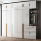 High Gloss White Modern Wardrobe Engineered Wood Storage Cabinet for Home Clearhalo 'Armoires & Wardrobes' 'armoires_wardrobes' 'Bedroom Furniture' 'furn' 'furn_armoires_wardrobes' 'Furniture' 1200x1200_16b7164f-f270-43ea-8706-96f1ea782d3b
