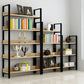 Modern Engineered Bookcase Natural Etagere Bookshelf for Any Room