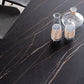 Modern Dining Table Set 1/4/5/9 Pcs Black Sintered Stone Dining Table with Armless Chairs Clearhalo 'Dining Room Sets' 'Dining Tables & Seating' 'dining_room_set' 'furn' 'furn_dining_room_set' 'Furniture' 'Kitchen & Dining Furniture' 1200x1200_16b8b741-74a5-4015-a487-76d9c698ad9d