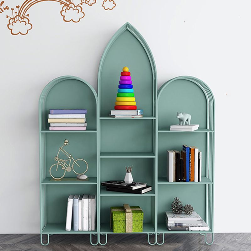 Modern Style Standard Bookshelf Closed Back Metal Bookcase for Home Clearhalo 'Bookcases' 'furn' 'furn_bookcases' 'Furniture' 'furniture_bookcases' 'Office Furniture' 1200x1200_16ba5a9a-9376-4087-995e-da732b20dc5c
