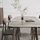 Contemporary Solid Wood Dining Table Sintered Stone Dining Table with 4 Legs Clearhalo 'Dining Tables & Seating' 'Dining Tables' 'dining_table' 'furn' 'furn_dining_table' 'Furniture' 'furniture_dining_table' 'Kitchen & Dining Furniture' 'kitchen' 'kitchen_dining_table' 1200x1200_16bc0662-4009-41c1-b62e-76f62bee23f1