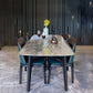 4 Legs Dining Table Rectangle Sintered Stone Table for Kitchen