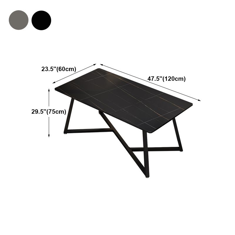 Sintered Stone Rectangular Work Table Home Office Modern Writing Desk Clearhalo 'furn' 'furn_office_desk' 'Furniture' 'furniture_office_desk' 'Office Desks' 'Office Furniture' 'office_desk' 1200x1200_16bc5c90-4348-40db-b67c-fe2e052ed2ff