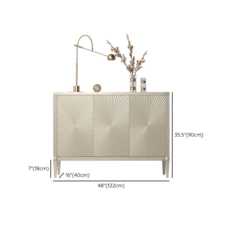 Tavolo da tavolo a buffet glam tavolo da sideboard in legno con gambe per sala da pranzo