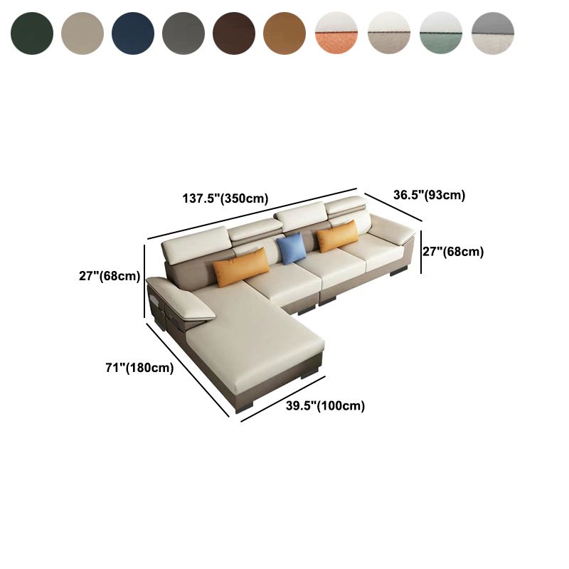 Sectores contemporáneos de cuero por falso resistente a las manchas