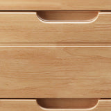 Larghezza da 15,6 pollici moderna stoccaggio moderno cassettiera in legno massiccio