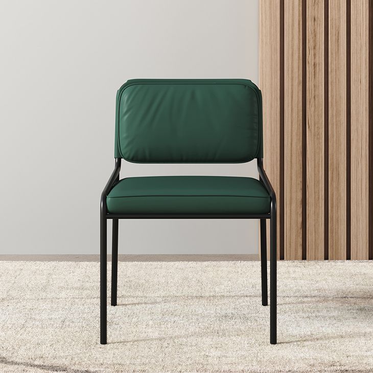 Modern Style Leather Open Back Upholstered Home Dining Side Chair Clearhalo 'Dining Chairs' 'Dining Tables & Seating' 'dining_chair' 'furn' 'furn_dining_chair' 'Furniture' 'Kitchen & Dining Furniture' 1200x1200_16c077ac-29e9-4dc5-926c-5190bc2654b4