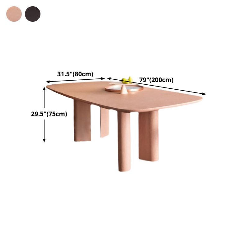 Rectangle Luxury Dining Table Solid Wood Fixed Table with 4 Legs Clearhalo ' dining_table' 'Dining Tables & Seating' 'Dining Tables' 'furn' 'furn_dining_table' 'Furniture' 'furniture_dining_table' 'Kitchen & Dining Furniture' 'kitchen&dining_furn' 'kitchen' 'kitchen_dining_table' 1200x1200_16c11792-923b-4f13-9243-8e8979b5a2ae