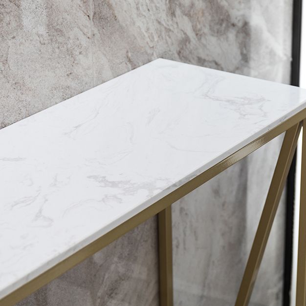 33.46 "Table de acento resistente a la tabla de la mesa de la consola de 1 estante para el salón