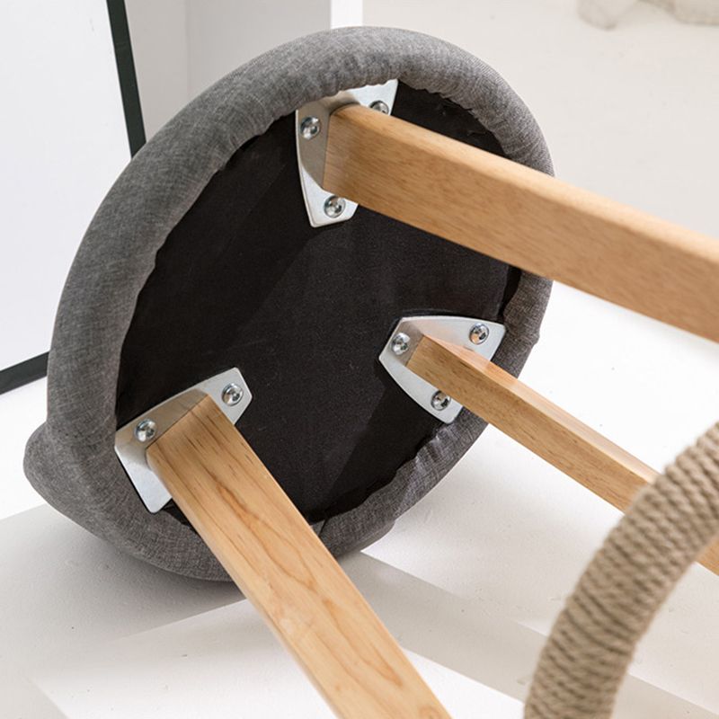 Modern Armless Backrest Counter Stool Wood Household Bar Stool with Wooden Seat Clearhalo 'Bar Furniture' 'Bar Stools' 'bar_stools' 'furn' 'furn_bar_stools' 'furniture_bar_stools' 'Kitchen & Dining Furniture' 'kitchen&dining_furn' 'kitchen' 'kitchen_furn' Furniture' 1200x1200_16c49cad-75fe-4b77-aed4-2dcf4aa7f81a