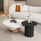 Modern Coffee Table Wooden Round Nesting Coffee Table Set with Pedestal Legs Clearhalo 'Coffee & Accent Tables' 'Coffee Tables' 'coffee_tables' 'furn' 'furn_coffee_tables' 'Furniture' 'Living Room Furniture' 1200x1200_16c8528a-962e-4aa3-a699-860ecedf2338