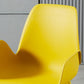 Modern Plastic Chair Parsons Chair with 4 Legs in Matte Finish for Home