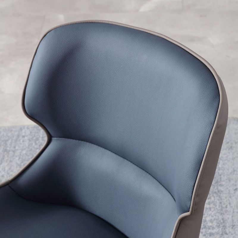 Industrial Style Leather Dining Side Chairs Wingback Arm Chairs (Set of 2) Clearhalo ' kitchen&dining_furn' 'Dining Chairs' 'Dining Tables & Seating' 'dining_chair' 'furn' 'furn_dining_chair' 'Furniture' 'furniture_dining_chair' 'Kitchen & Dining Furniture' 'kitchen' 1200x1200_16d4c65d-0682-4894-9076-87b88cea94f4