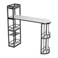 Stone Top Bar Table 42-inch Height Top Glam Style Bistro Table Clearhalo 'Bar Furniture' 'Bar Tables' 'bar_tables' 'furn' 'furn_bar_tables' 'Furniture' 'furniture_bar_tables' 'Kitchen & Dining Furniture' 1200x1200_16d5d16e-5772-4403-be58-d5449a0c3d1a
