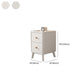 Contemporary Drawer Storage Night Table Rubberwood Accent Table Nightstand for Bedroom