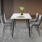 Industrial Style Sintered Stone Scratch Resistant Dining Table 4 Legs Base Table for Home Clearhalo ' dining_table' 'Dining Tables & Seating' 'Dining Tables' 'furn' 'furn_dining_table' 'Furniture' 'furniture_dining_table' 'Kitchen & Dining Furniture' 'kitchen&dining_furn' 'kitchen' 'kitchen_dining_table' 1200x1200_16da8213-8457-474d-b2a4-a09c55261bca