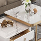 Slate Square End Table Frame Modern Coffee Table with Drawer Clearhalo 'Coffee & Accent Tables' 'Coffee Tables' 'coffee_tables' 'furn' 'furn_coffee_tables' 'Furniture' 'Living Room Furniture' 1200x1200_16db8e12-f8fb-45c3-8fdc-f410556cef43
