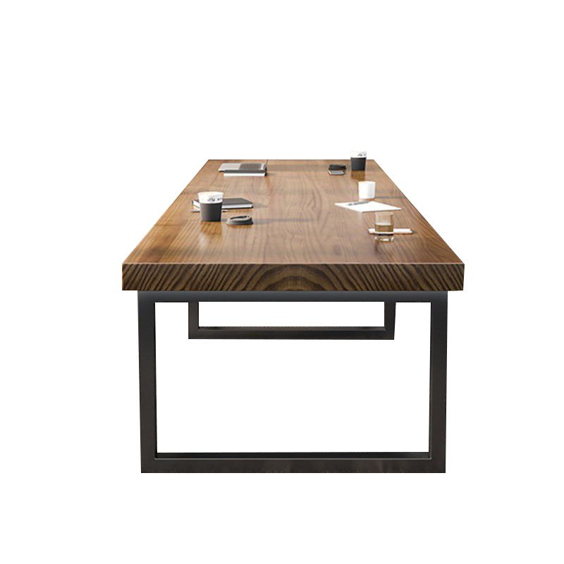 Juego de comedor moderno de 1/10 piezas, mesa de comedor rectangular de madera de pino para cafetería