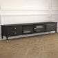 Supporto TV multimediale in legno massello Console multimediale scandinava con cassetti