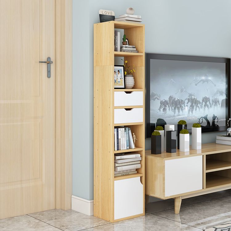 Closed Wooden Bookshelf Modern Home Living Room Corner Bookcase Clearhalo 'Bookcases' 'furn' 'furn_bookcases' 'Furniture' 'Office Furniture' 1200x1200_16de7f25-27c1-4903-a158-bd9f53cd13a1
