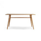 Contemporary Rectangular Dining Table Brown Solid Wood Table Top Clearhalo 'Dining Tables & Seating' 'Dining Tables' 'dining_table' 'furn' 'furn_dining_table' 'Furniture' 'Kitchen & Dining Furniture' 1200x1200_16df3eb1-4502-4ce0-bb5e-0def42d17d90