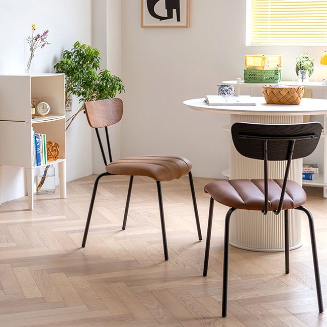 Nordic Style Solid Wood Dining Room Chair Open Back Dining Side Chair for Home Use Clearhalo ' kitchen&dining_furn' 'Dining Chairs' 'Dining Tables & Seating' 'dining_chair' 'furn' 'furn_dining_chair' 'Furniture' 'furniture_dining_chair' 'Kitchen & Dining Furniture' 'kitchen' 1200x1200_16e24b98-fe36-402c-9034-eeae8db89797