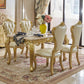 ビクトリア長方形のテーブルセット1/2/5/7ピース自宅で使用するためのダイニングセット