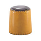Leather Yellow Pouf Modern Stain Resistant Round Indoor Pouf Clearhalo 'furn' 'furn_ottomans_poufs' 'Furniture' 'Living Room Furniture' 'Ottomans & Poufs' 'ottomans_poufs' 1200x1200_16e34b9c-daf7-4719-a725-694bc77f921b