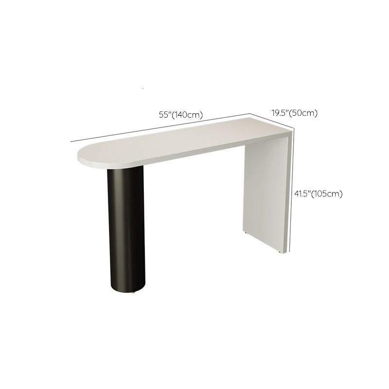 Contemporary Free Form Pub Set 1/3/4 Pieces Solid Wood Bar Table with Metal Stools Clearhalo 'Bar Furniture' 'furn' 'furn_home_bar_bar_sets' 'Furniture' 'Home Bars & Bar Sets' 'home_bar_bar_sets' 'Kitchen & Dining Furniture' 1200x1200_16e39b9d-9269-41f8-9c53-a32df388e168