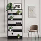 Modern Open Storage Bookcase 12" W Iron Frame Bookshelf with Shelves Clearhalo 'Bookcases' 'furn' 'furn_bookcases' 'Furniture' 'Office Furniture' 1200x1200_16e80a58-a35a-4405-b0c5-d7c5b9b32221