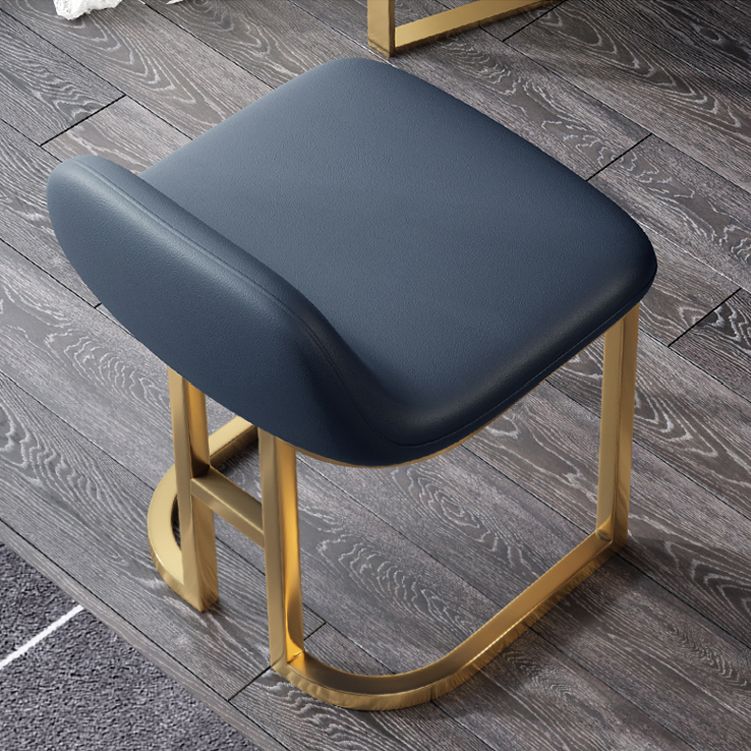 Set di vanità per campeggio con specchio blu per trucco glam