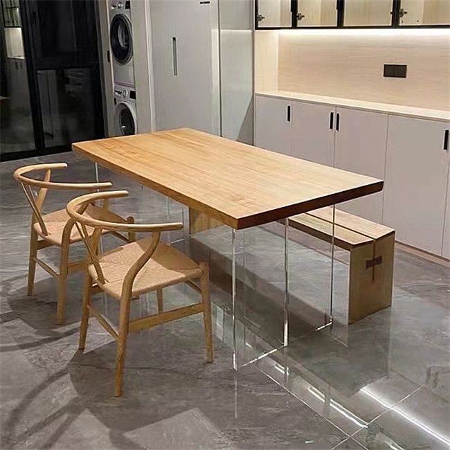 Moderno marrone in legno tavolino da pranzo speciale per cucina