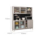 Ultra Modern Glass Doors Dining Hutch Faux Wood Storage Cabinet for Dining Room Clearhalo 'Display & China Cabinets' 'display_china_cabinets' 'furn' 'furn_display_china_cabinets' 'Furniture' 'Kitchen & Dining Furniture' 1200x1200_16e9b7fd-92d1-426b-ac08-b09d9018e71b
