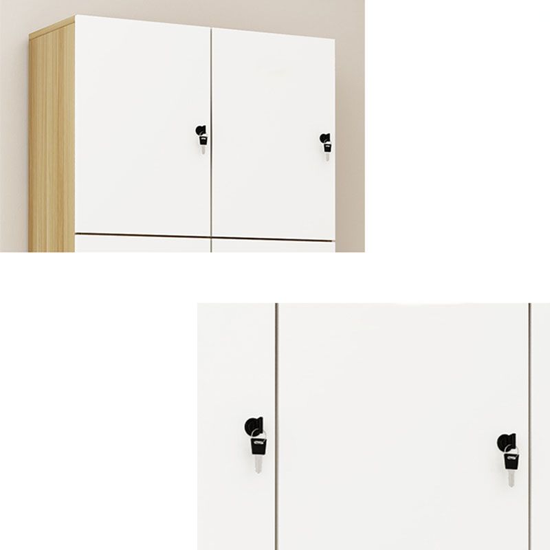 Gabinete de almacenamiento de acabado mate de madera fabricada para el baño