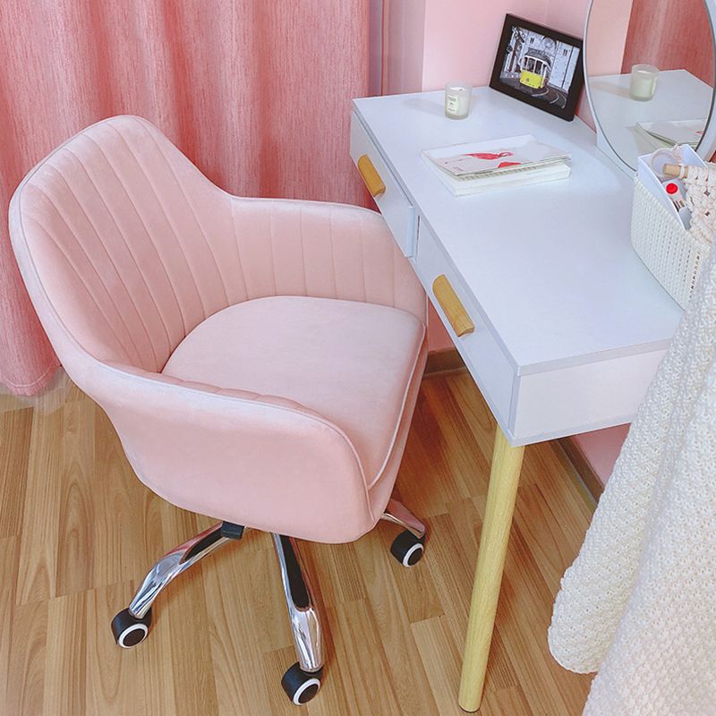 Modern Office Chair No Distressing Ergonomic Adjustable Seat Height Chair with Wheels