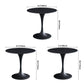Contemporary Style Sintered Stone Dining Table Metallic Tulip Base Round Table for Home Clearhalo ' dining_table' 'Dining Tables & Seating' 'Dining Tables' 'furn' 'furn_dining_table' 'Furniture' 'furniture_dining_table' 'Kitchen & Dining Furniture' 'kitchen&dining_furn' 'kitchen' 'kitchen_dining_table' 1200x1200_16ec3f81-34f8-42a4-bc63-186e1aa9da1b