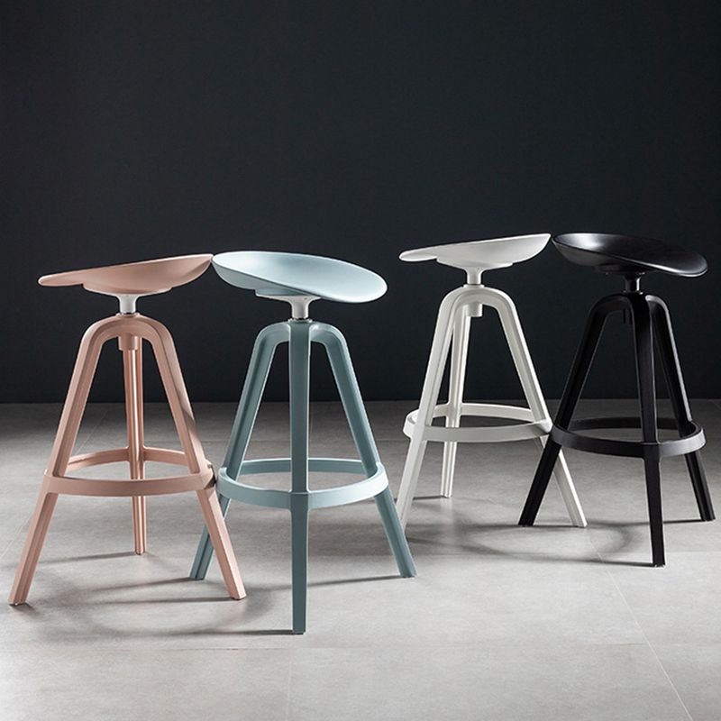 Industrial Low Back Counter Stool Metal Counter Height Stools with Swivel Clearhalo 'Bar Furniture' 'Bar Stools' 'bar_stools' 'furn' 'furn_bar_stools' 'Furniture' 'Kitchen & Dining Furniture' 1200x1200_16edd5cb-13ab-46fc-b35f-e42ce7b70116