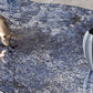 Table basse géométrique en ardoise Table de cocktail basse abstraite moderne