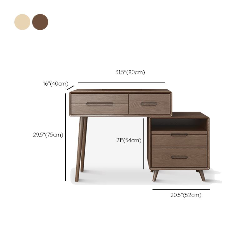 Trucco in legno massiccio vanity da scrivania per il trucco vanity set di vanity con cassetto