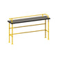 Modern Black and Yellow Bistro Bar Table Balcony Metal Height Cocktail Table Clearhalo 'Bar Furniture' 'Bar Tables' 'bar_tables' 'furn' 'furn_bar_tables' 'Furniture' 'furniture_bar_tables' 'Kitchen & Dining Furniture' 1200x1200_16f25fe3-219a-402c-a2b6-e7e2f87b5489