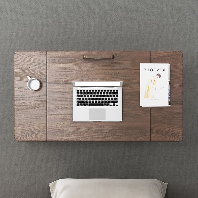 Modern Rectangular Writing Desk Solid Wood Folding Office Desk for Home Clearhalo 'furn' 'furn_office_desk' 'Furniture' 'Office Desks' 'Office Furniture' 'office_desk' 1200x1200_16f29b83-fe1f-408c-961f-55f5e7b7485b