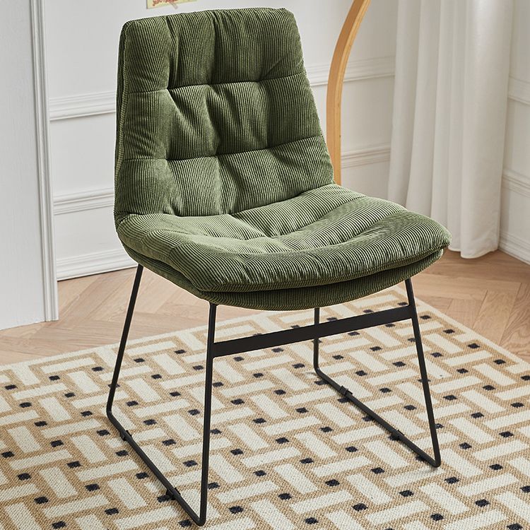 Contemporary Style Metal Dining Chair Dining Side Arm Chair for Kitchen Clearhalo ' kitchen&dining_furn' 'Dining Chairs' 'Dining Tables & Seating' 'dining_chair' 'furn' 'furn_dining_chair' 'Furniture' 'furniture_dining_chair' 'Kitchen & Dining Furniture' 'kitchen' 1200x1200_16f2dace-d7cd-4aed-8e4b-9ffeff8318f8